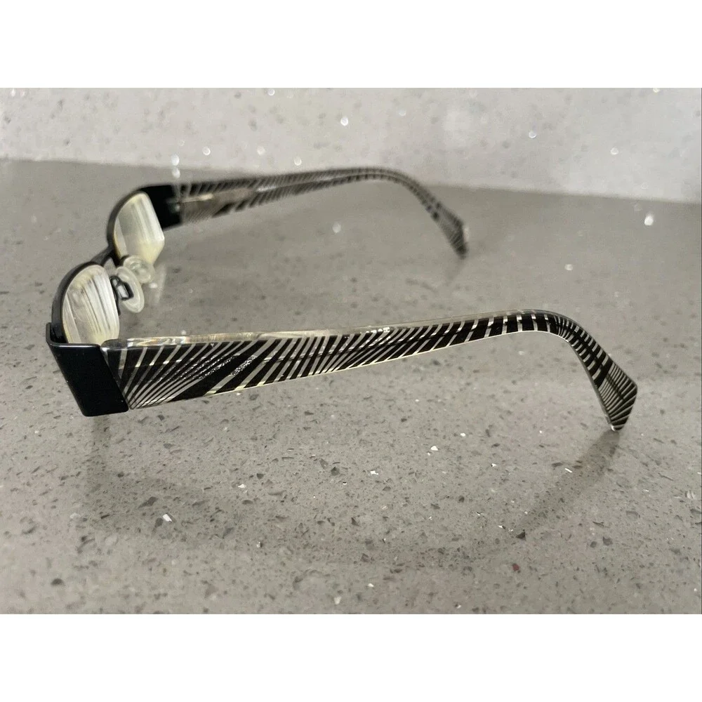 TAKUMI T9721 Black EYEGLASSES SUNGLASSES FRAMES ONLY 47-17-135 half rim rectangl